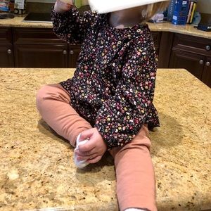 Zara baby floral blouse